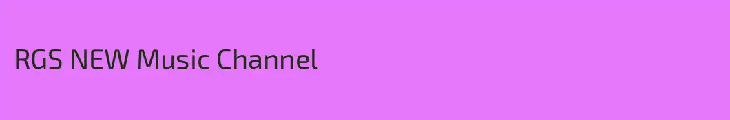 RGS NEW Music Channel